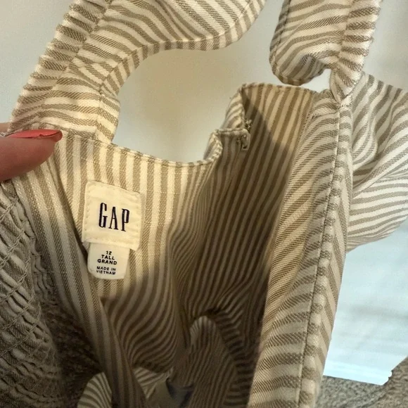 Striped Ruffle Jumpsuit - Picture 7 of 8